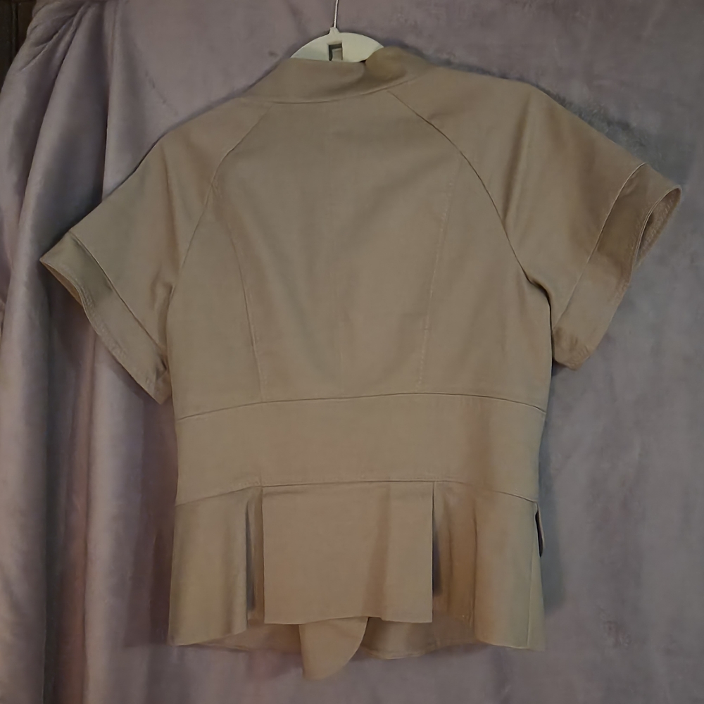 BCBGMaxAzria Khaki Double-Breasted Blazer - Picture 2 of 7